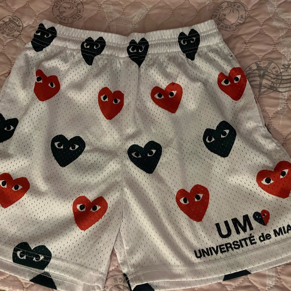 Dark Horse x University of Miami White Shorts